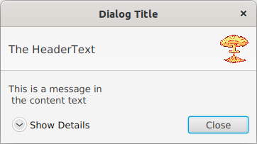 Custom Dialog Unexpanded